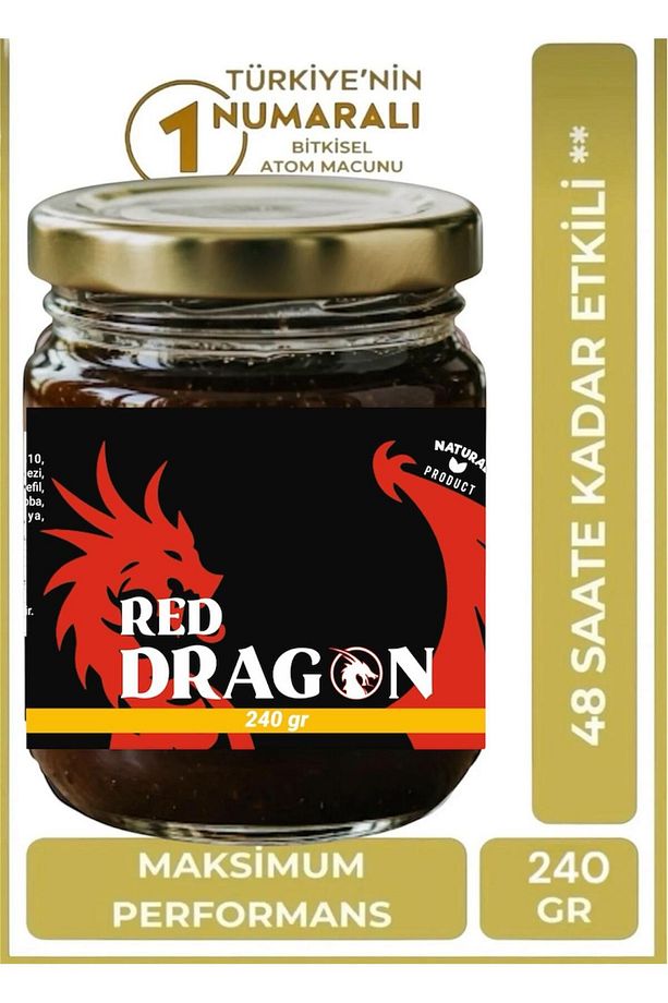 Bitkisel Karışımlı Red Dragon Macun Ginseng Kuvvet Atom Macunu Kıvamlı 3 Kavanoz X 240 gr - 3