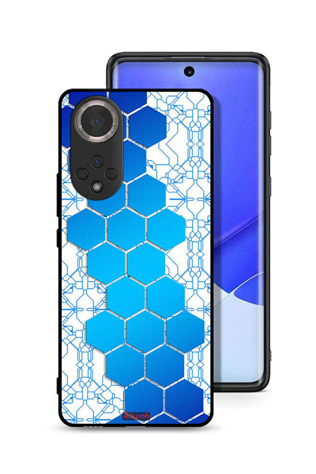 Honor 50 Protective Case Cover Honeycomb Hexagon Icon Networks