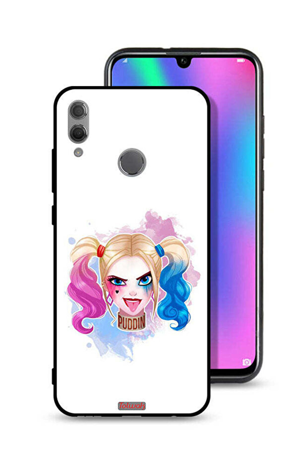 غطاء حماية لهاتف Honor 10 Lite برسومات هارلي كوين