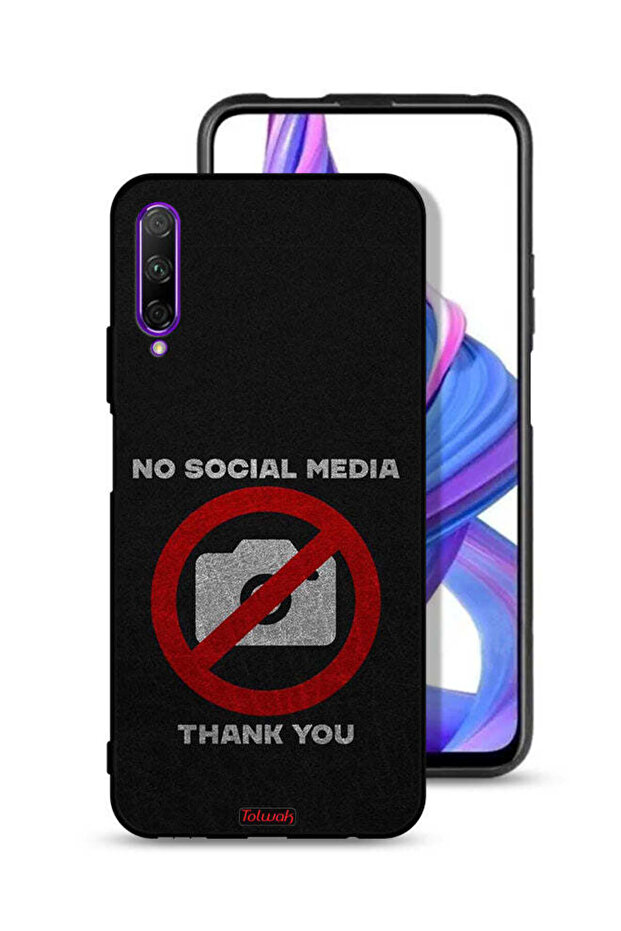 Honor 9X Pro Protective Case Cover No Social Media Thank You
