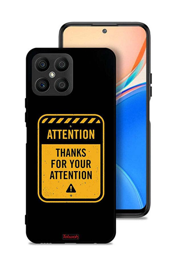 غطاء حماية لهاتف Honor X8 4G شكرًا على الاهتمام