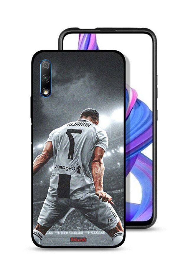 غطاء حماية لهاتف Honor 9X (الصين) بطبعة احتفال كريستيانو رونالدو