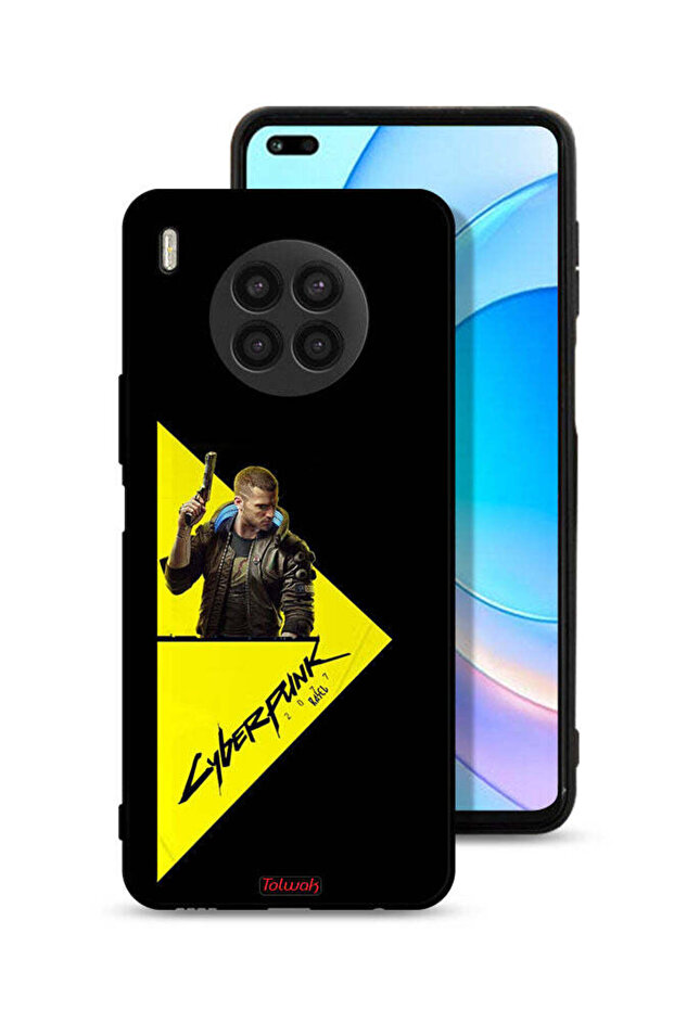 غطاء حماية لهاتف Honor 50 Lite Cyberpunk 2077
