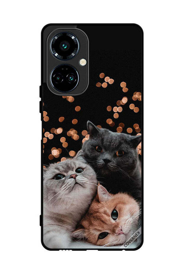 غطاء حماية لهاتف Tecno Camon 19 Kittens