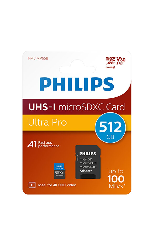 Ultra Pro 512 Gb Uhs-ı U3 Class 10 V30 Sd Adaptörlü Microsdxc Kart - 1