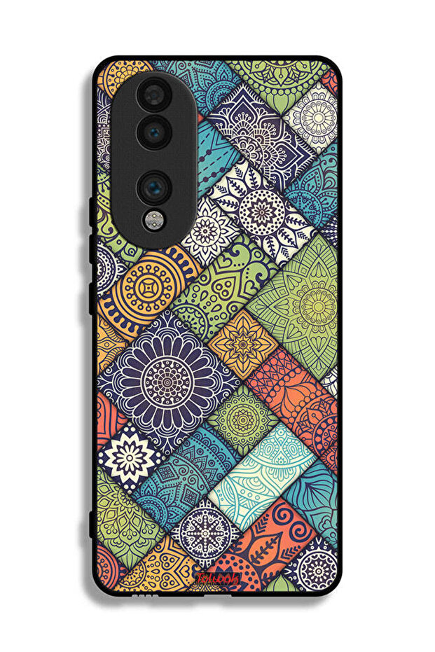 غطاء حماية لهاتف Honor 70 بنمط ماندالا - 2