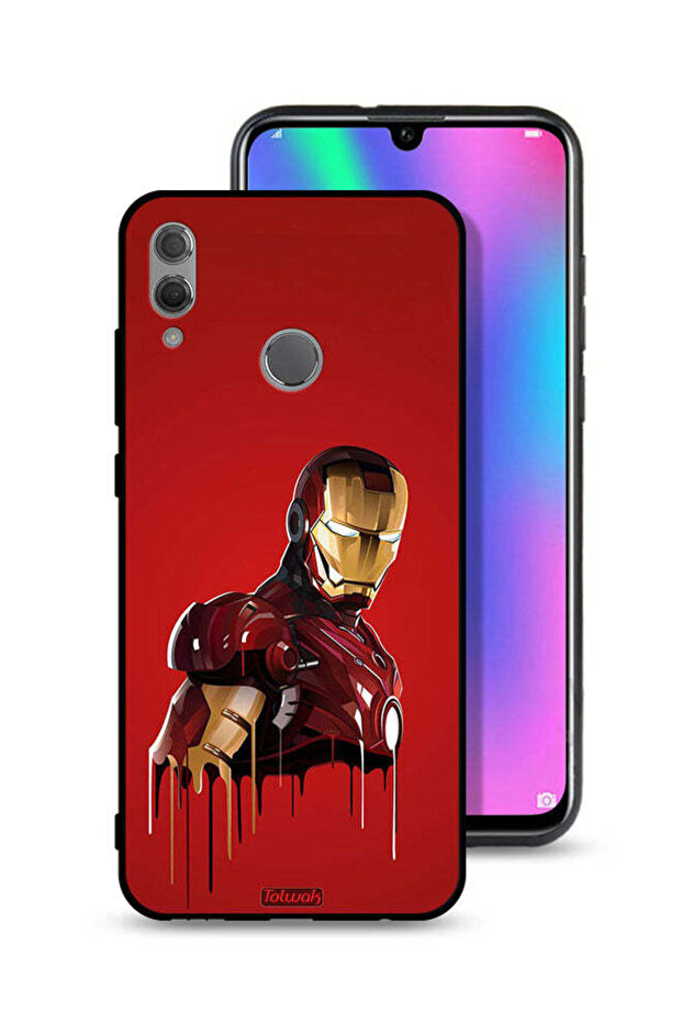 غطاء حماية لهاتف Honor 10 Lite برسومات الرجل الحديدي