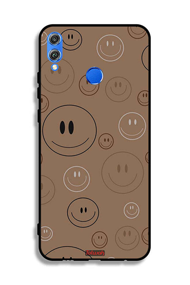 Honor 8X Protective Case Cover Smiley Faces Pattern - 2