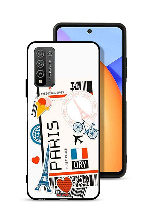 غطاء حماية لهاتف Honor 10X Lite - ملصق باريس