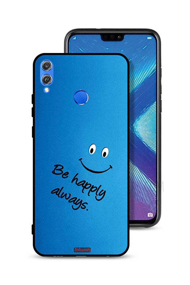 Honor 8X Protective Case Cover Be Happy Always