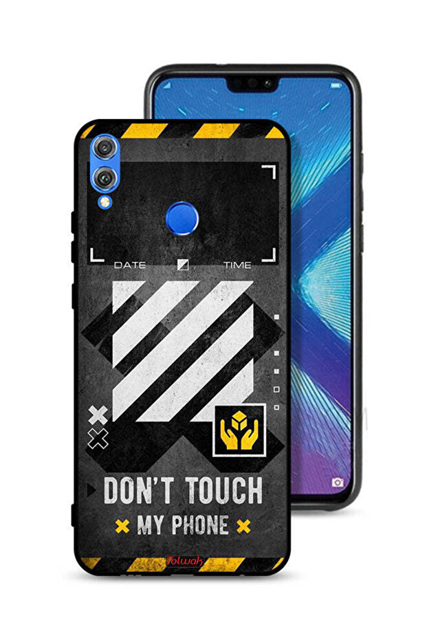 Honor 8X Protective Case Cover Do Not Touch My Phone
