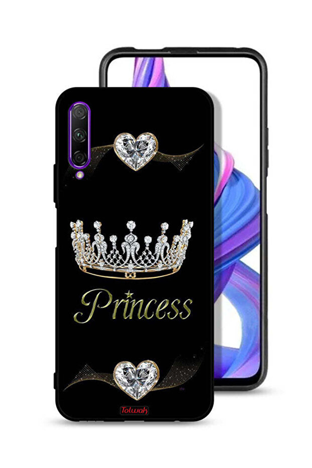 غطاء حماية لهاتف Honor 9X Pro بتصميم الأميرة