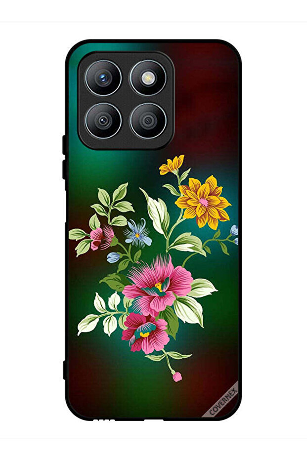 غطاء حماية لهاتف Honor X8b HD Flowers