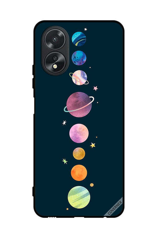 غطاء حماية لهاتف Oppo A38 - الفضاء والنجوم