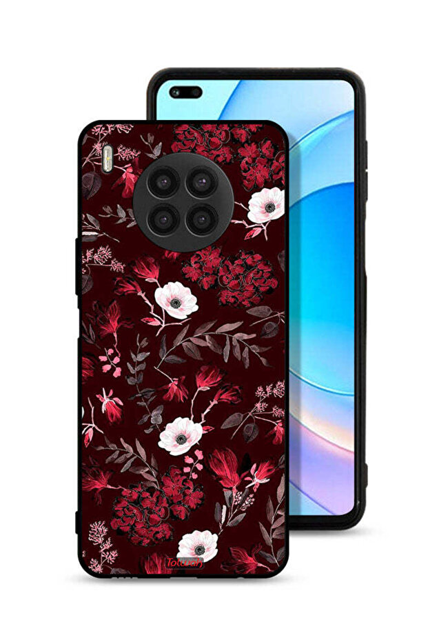 Honor 50 Lite Protective Case Cover Small Flowers And Tropical Leaves