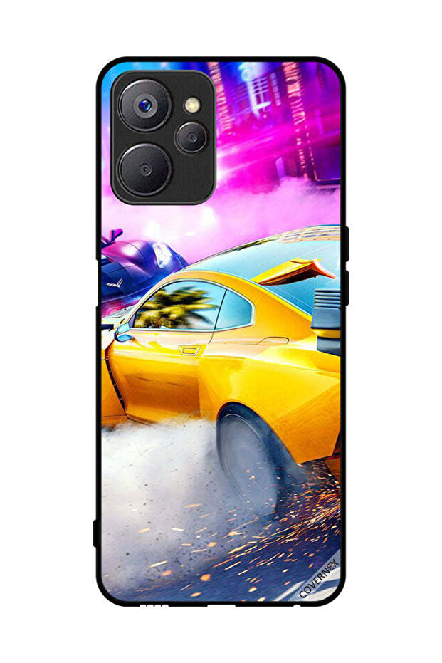 غطاء حماية لهاتف Realme 10 Racing Car