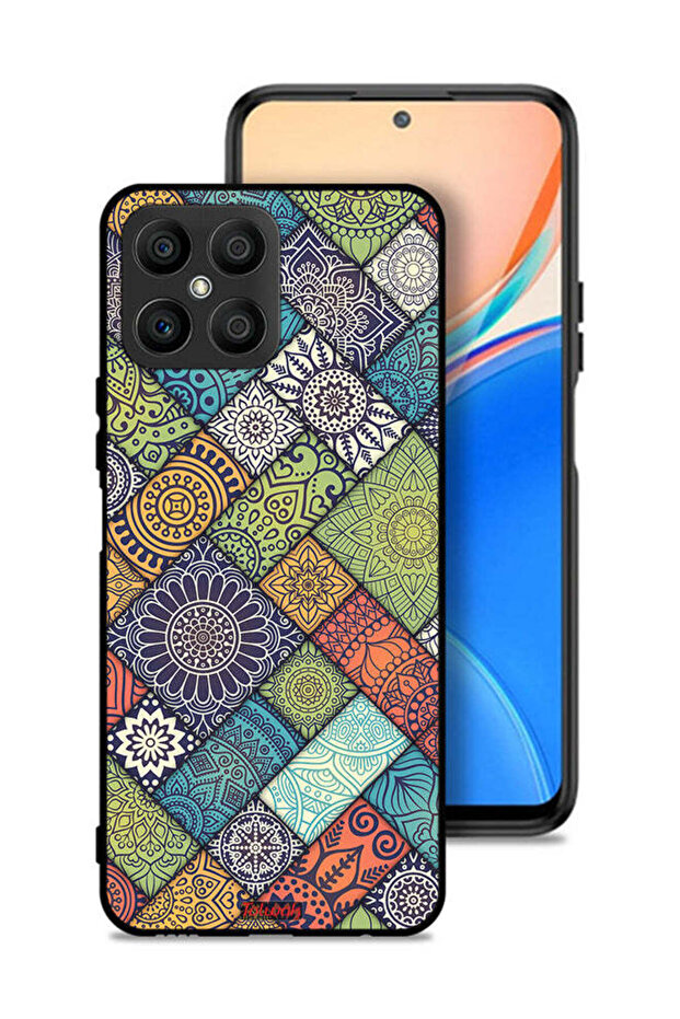 Honor X8 4G Protective Case Cover Mandala Pattern