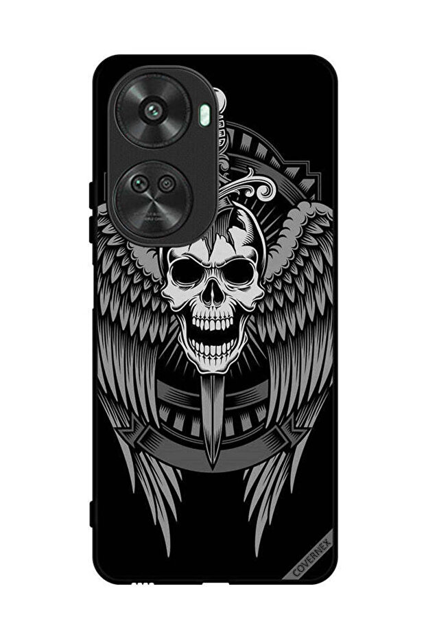 غطاء حماية لهاتف هواوي نوفا 11 إس إي - جمجمة وأجنحة نسر