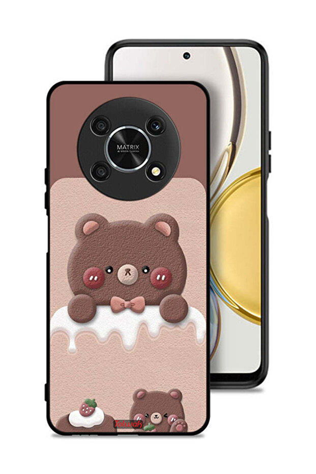 Honor X9 5G Protective Case Cover Bear Strawberry