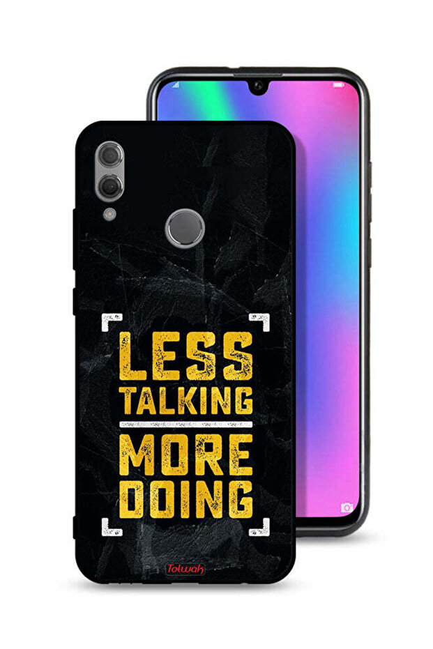 غطاء حماية لهاتف Honor 10 Lite - كلام أقل، فعل أكثر