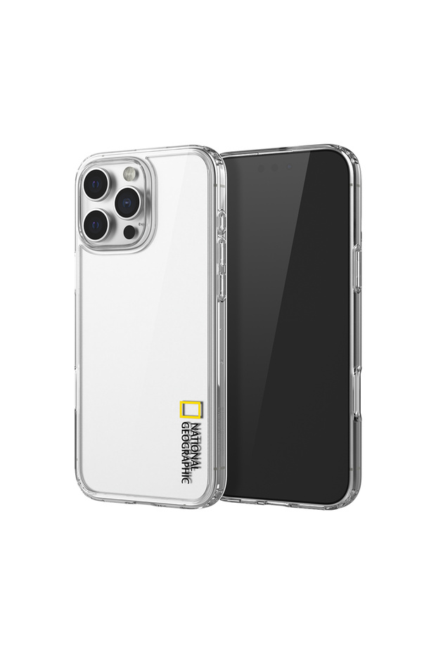 Crystal Clear Case V2 Jell Hard iPhone 16 Promax - Black Logo