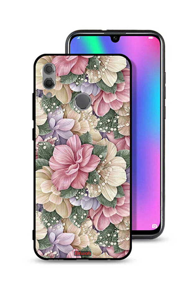 غطاء حماية عالي الجودة مزين بالزهور لهاتف Honor 10 Lite