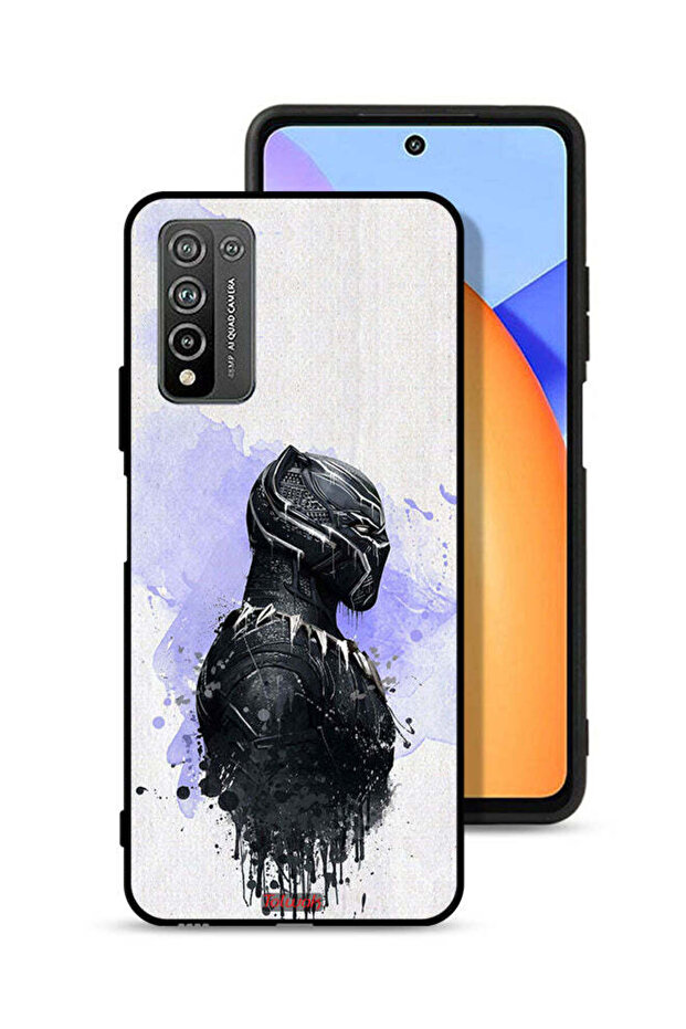غطاء حماية لهاتف Honor 10X Lite بتصميم النمر الأسود