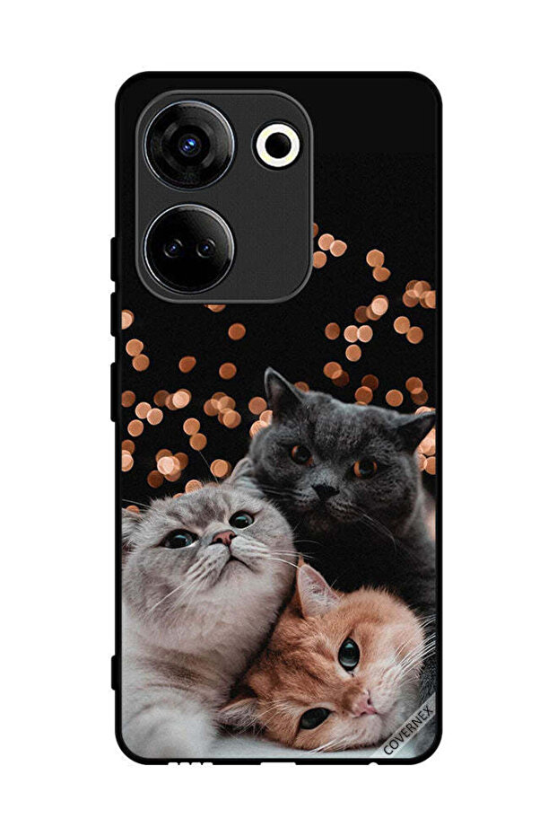 غطاء حماية لهاتف Tecno Camon 20 Kittens