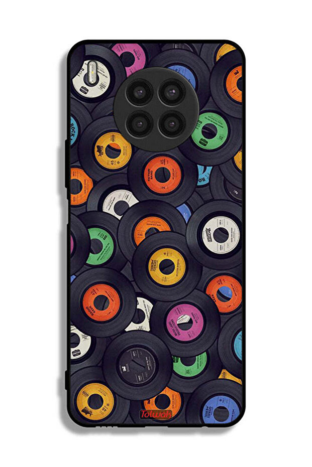 غطاء حماية لهاتف Honor 50 Lite بنقشة أقراص مضغوطة - 2