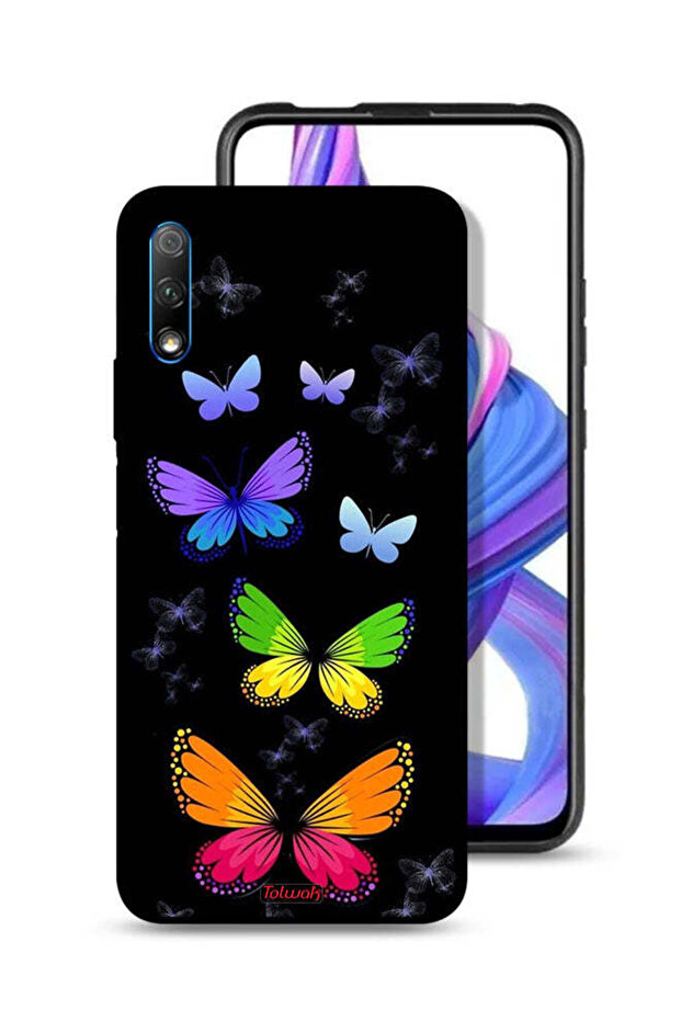 Honor 9X (China) Protective Case Cover Colorful Butterflies
