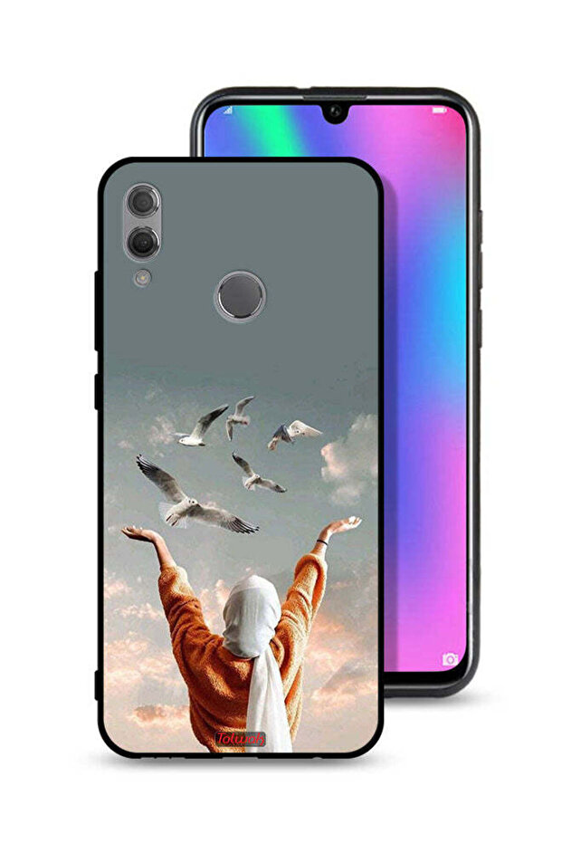 غطاء حماية لهاتف Honor 10 Lite بتصميم طيور تحلق