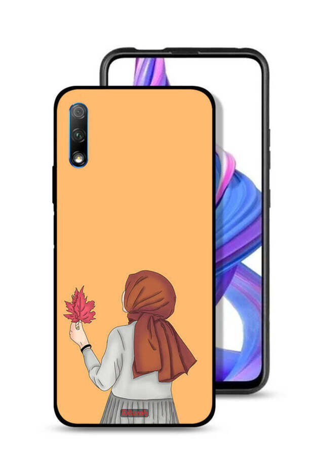 غطاء حماية لهاتف Honor 9X (الصين) يحمل ورقة شجر