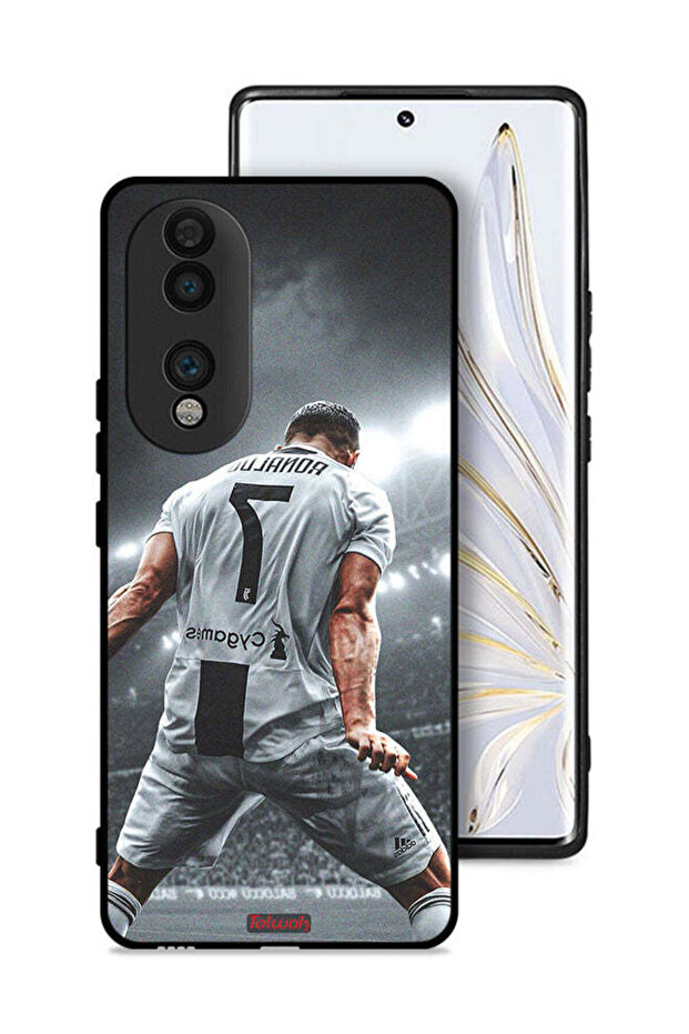 غطاء حماية لهاتف Honor 70 بطبعة احتفال كريستيانو رونالدو