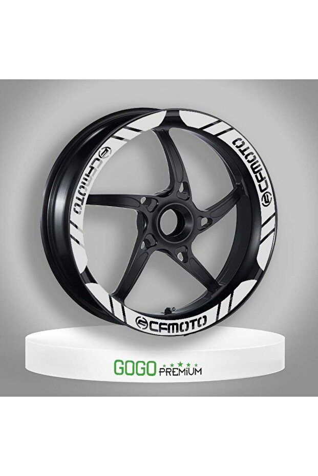CF MOTO COMPATIBLE WHITE 1 SET WHEEL STRIP