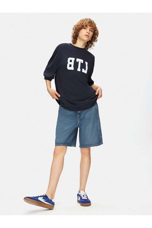 Lacivert T-shırt - 1