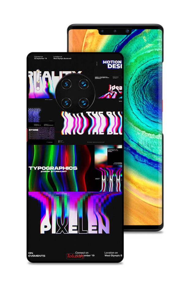 Huawei Mate 30 Pro Protective Case Cover Motion Design