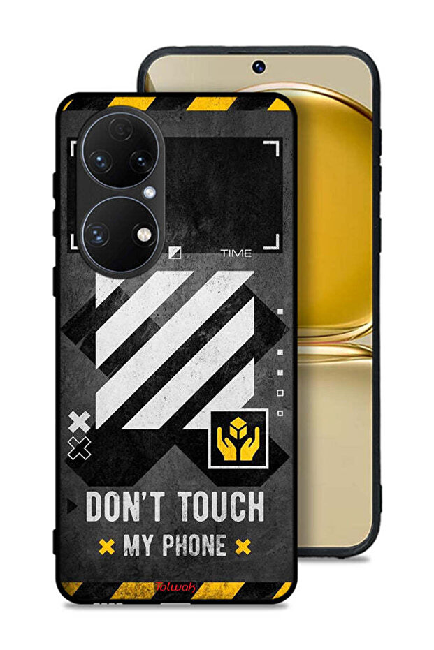 Huawei P50 Protective Case Cover Do Not Touch My Phone