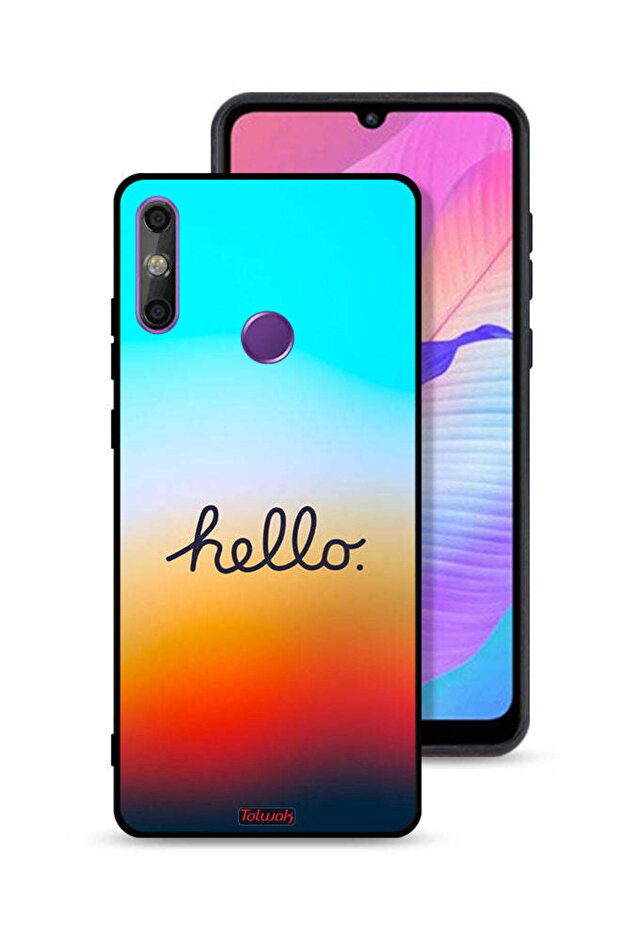 Huawei Enjoy 20e Protective Case Cover Hello