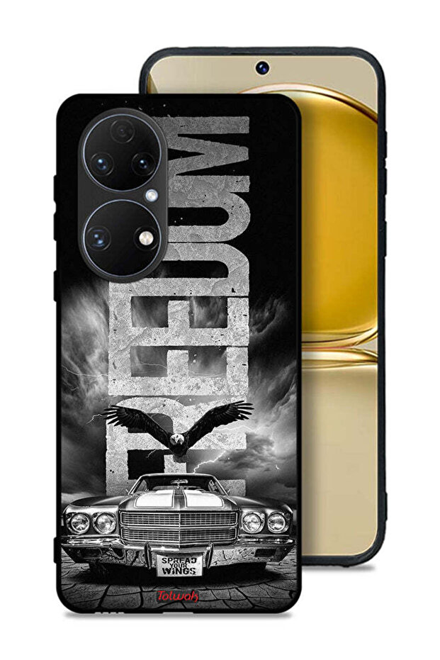 Huawei P50E Protective Case Cover Freedom Art