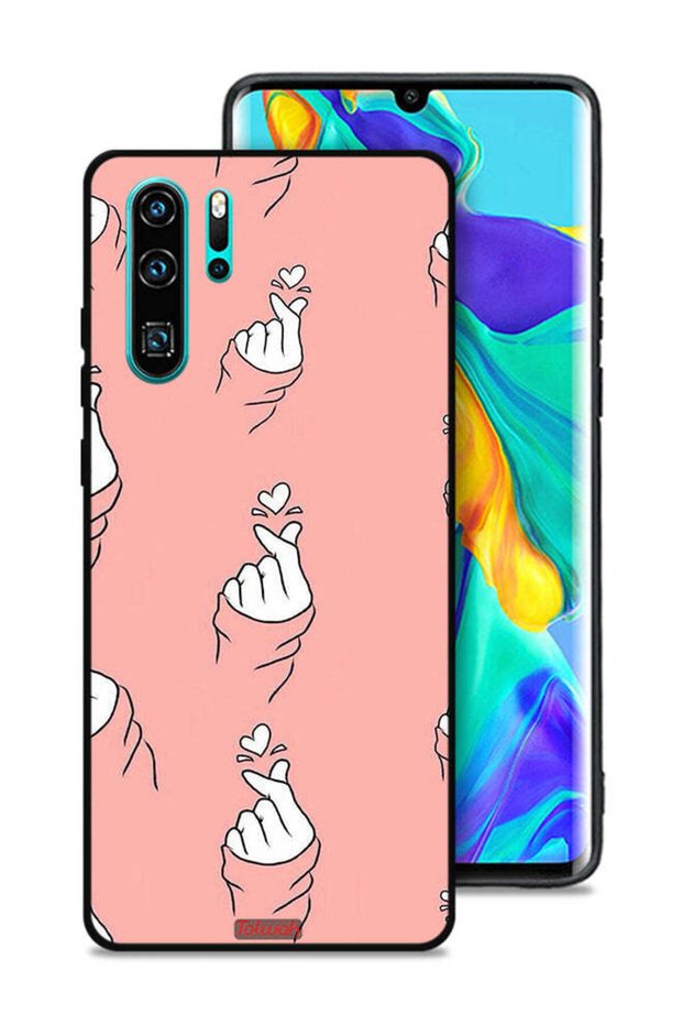 غطاء حماية لهاتف هواوي P30 Pro مع علامات Snaps