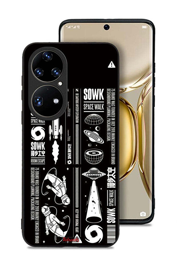 غطاء حماية لهاتف هواوي P50 Pro ملصق Sowk Space Walk