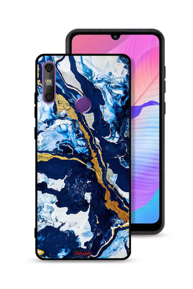 Huawei Enjoy 20e Protective Case Cover Glitch Texture Art