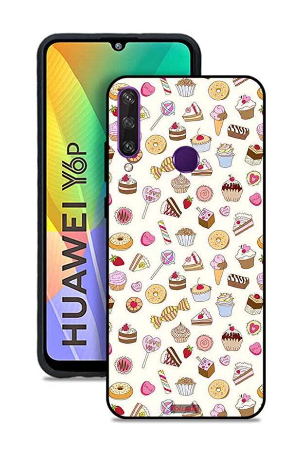 Huawei Y6p Protective Case Cover Pattern Of Favorite Items
