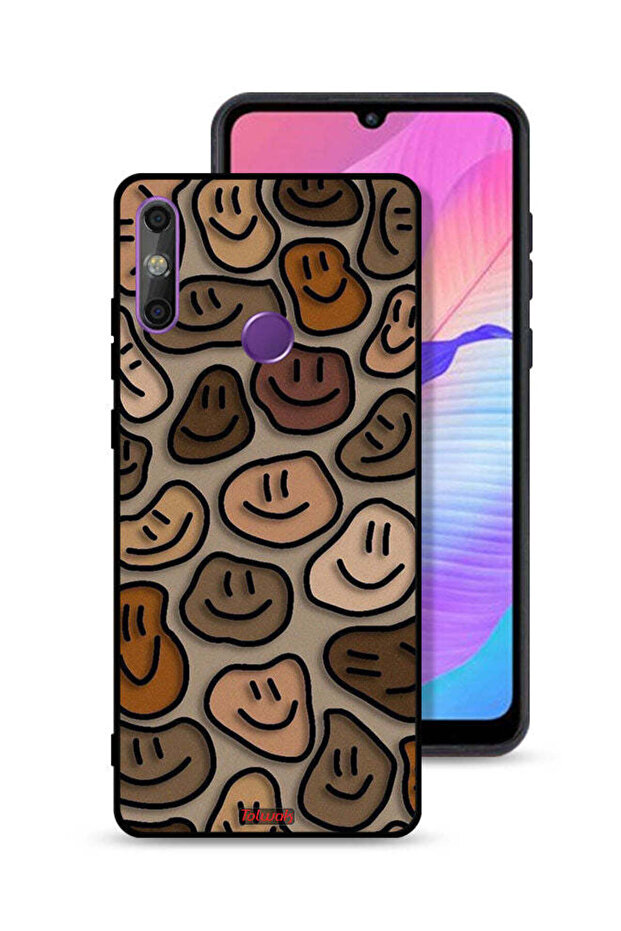 Huawei Enjoy 20e Protective Case Cover Smiley Faces Art