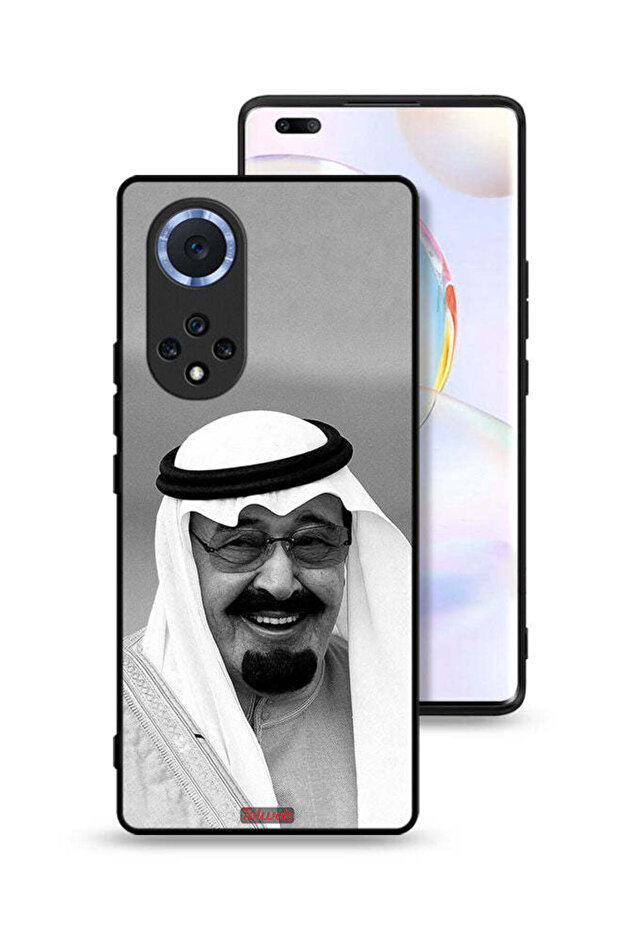 غطاء حماية لهاتف Honor 50 Pro صورة الملك عبدالله مبتسمًا