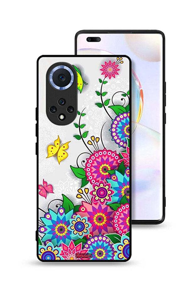 غطاء حماية لهاتف Honor 50 Pro بنقشة زهور ماندالا