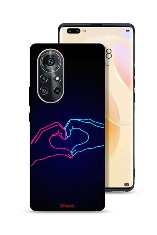 Huawei nova 8 Pro Protective Case Cover Touching Hand Making Heart