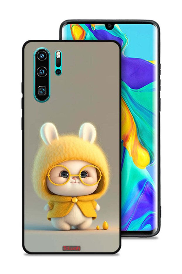 غطاء حماية لهاتف هواوي P30 Pro بتصميم أرنب صغير