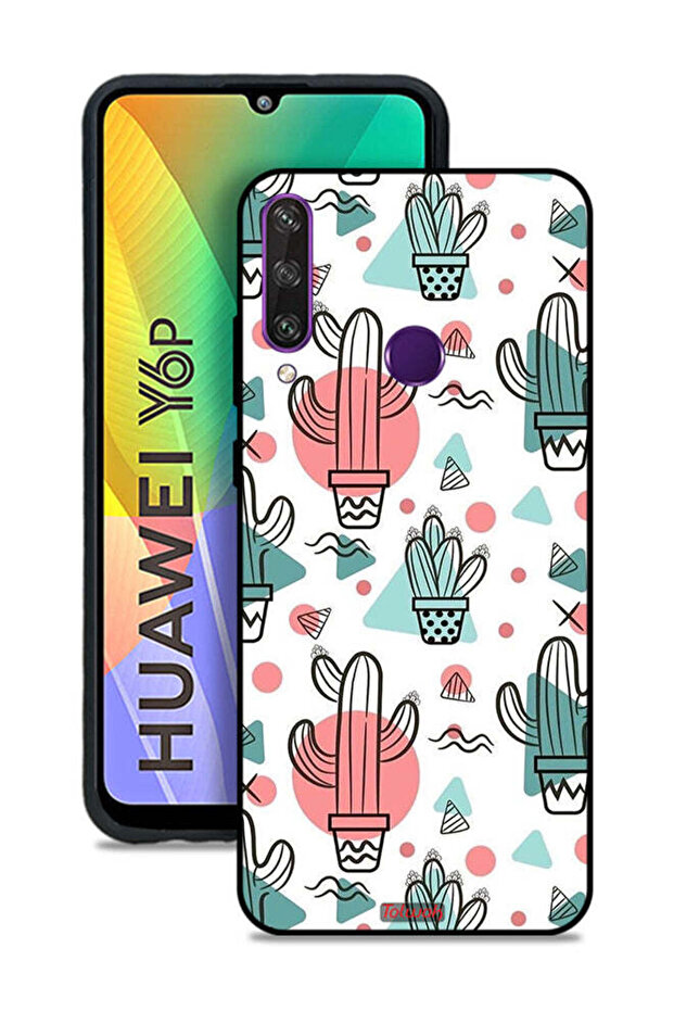 Huawei Y6p Protective Case Cover Cactus