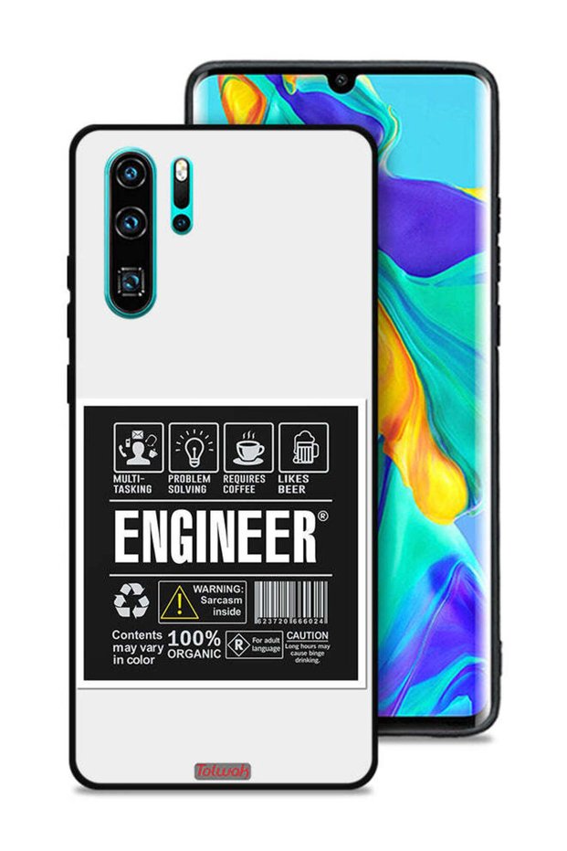 غطاء حماية لهاتف هواوي P30 Pro - ملصق المهندس